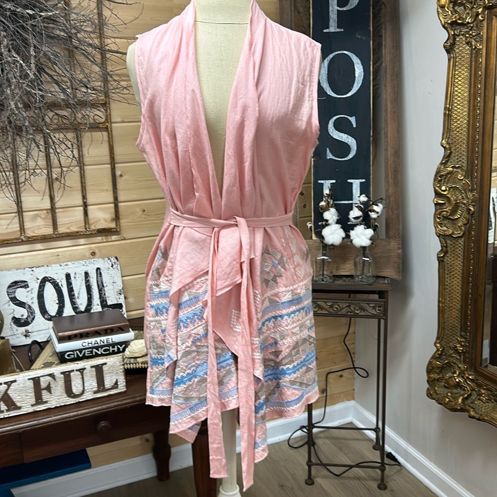 Linen Embroidered piece